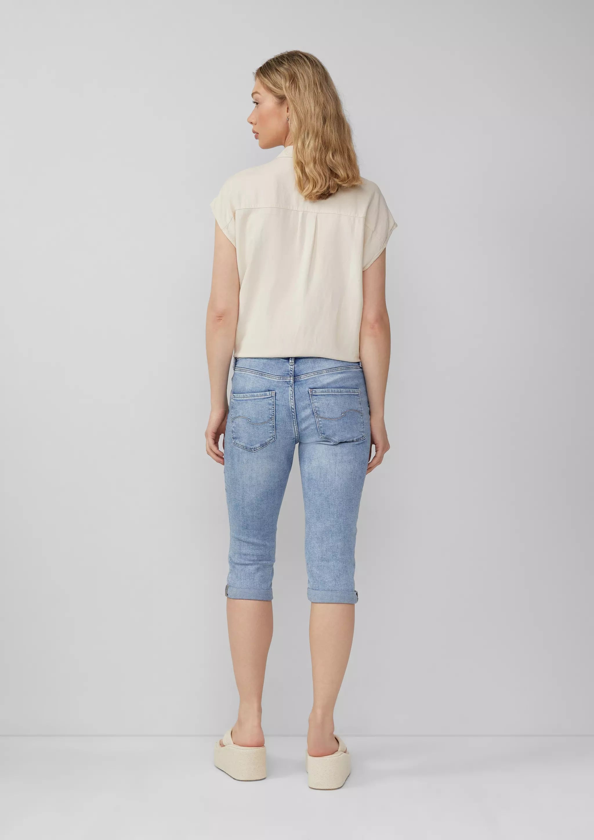 Capri-Jeans Catie Slim Fit Mid Rise – QS